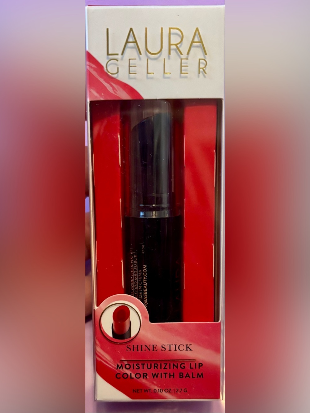 Laura Geller Moisturizing Lip Color in Cherry